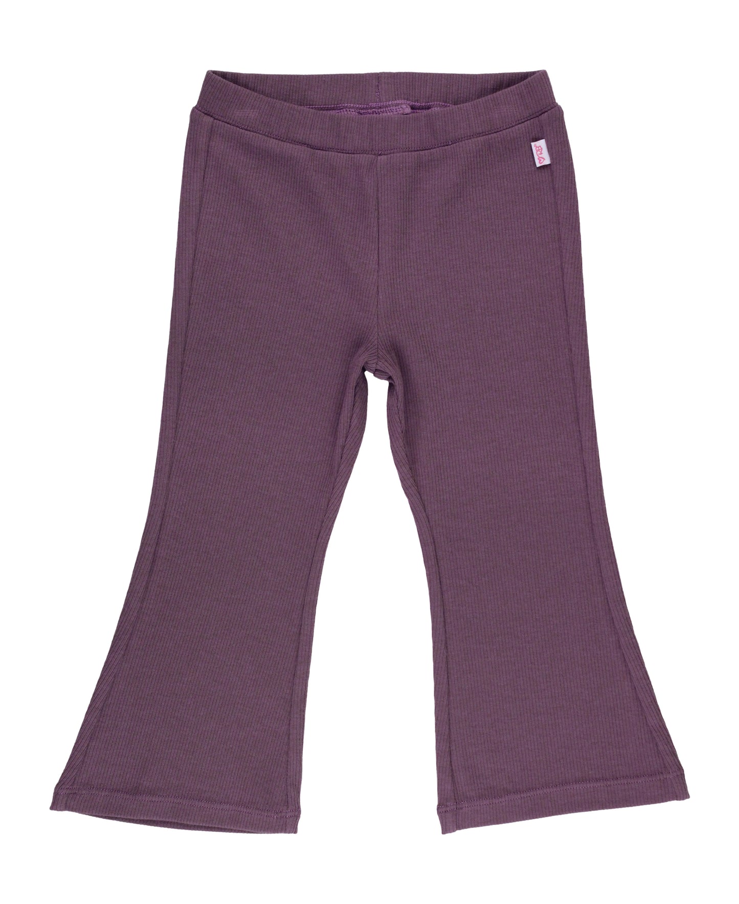 Rib Knit Flare Pants