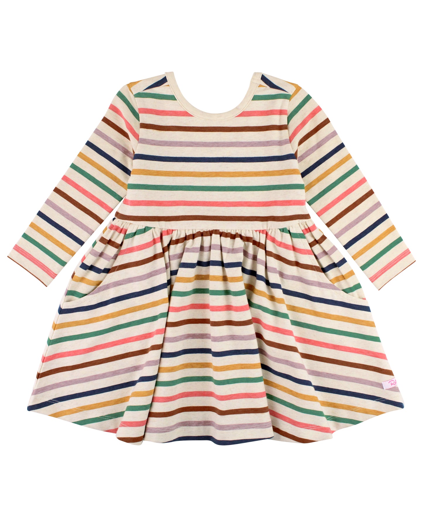 Knit Long Sleeve Twirl Dress