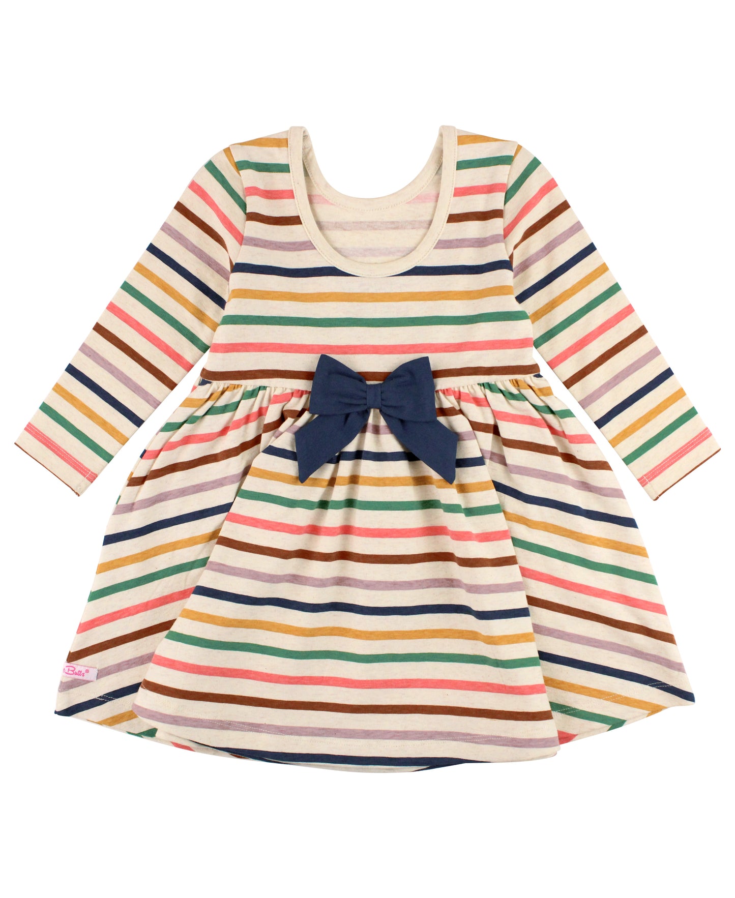 Knit Long Sleeve Twirl Dress