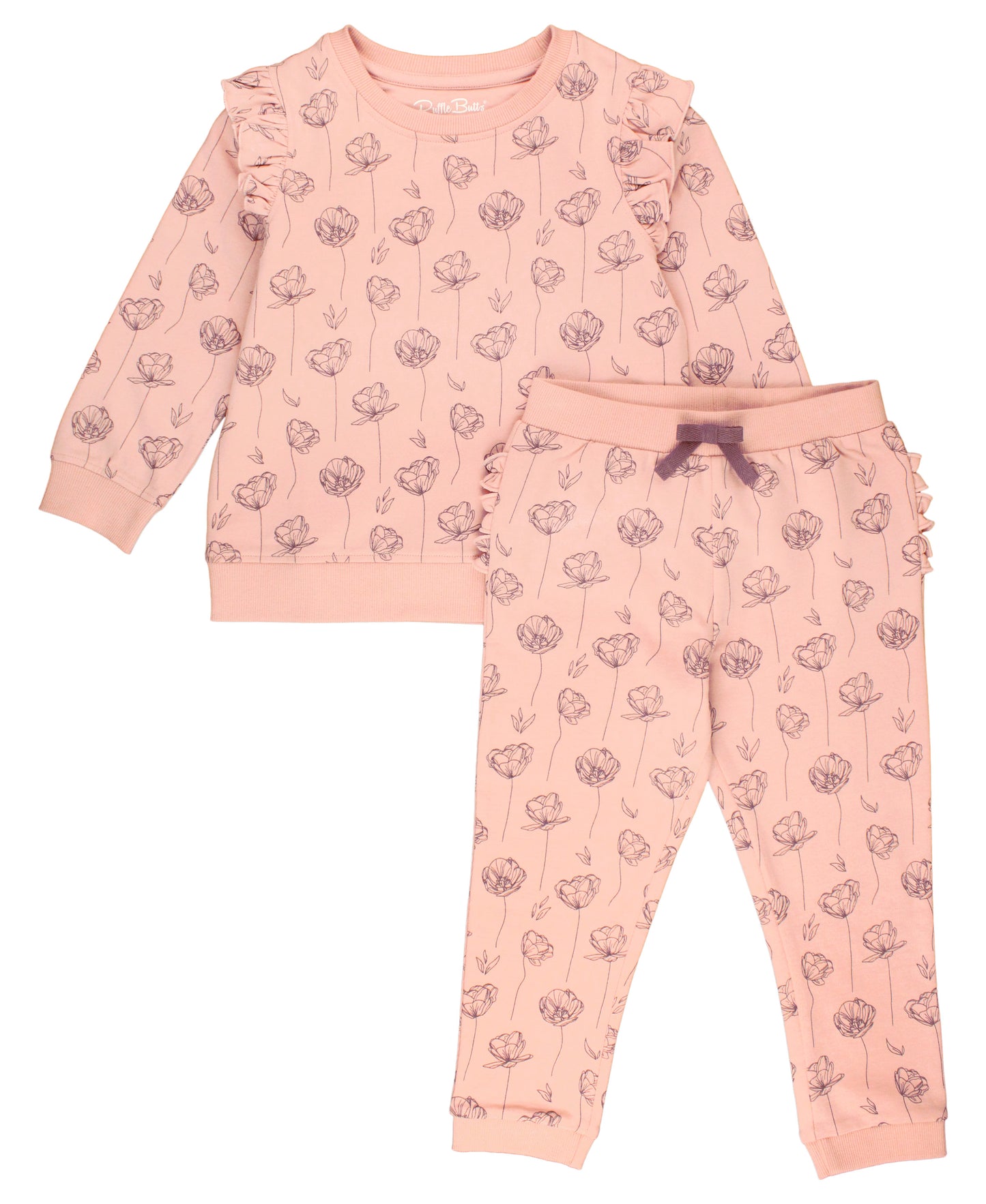 Baby Knit Flutter Jogger Set