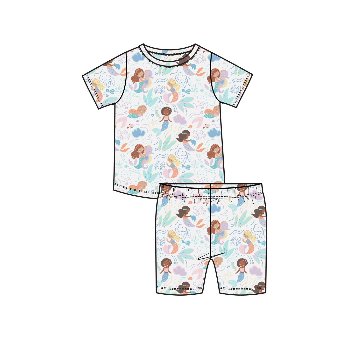 Short Loungewear Set