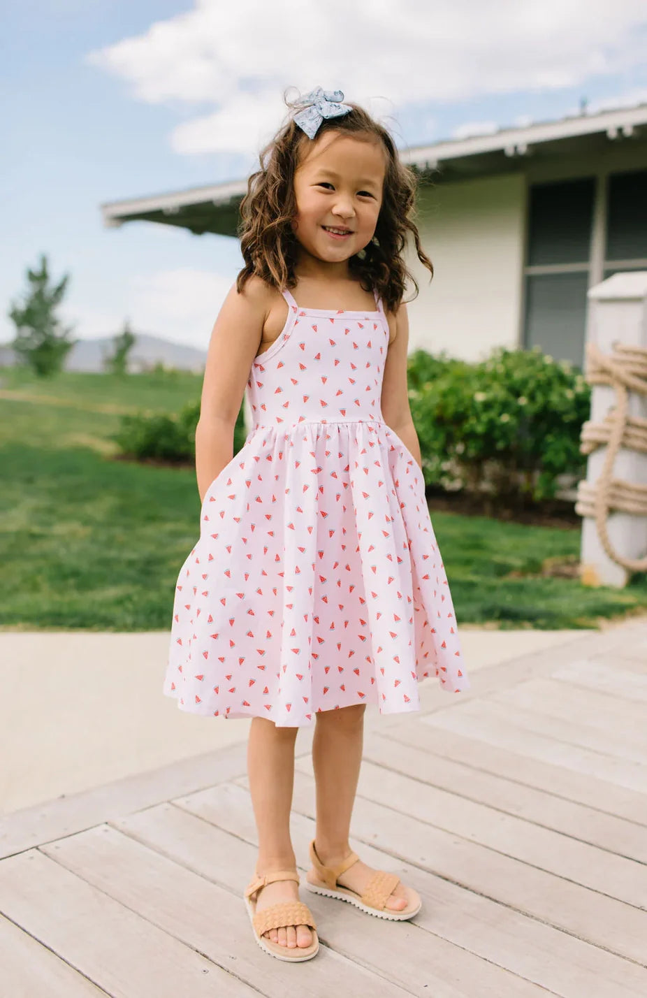 Ollie Jay Camilla Dress Watermelon