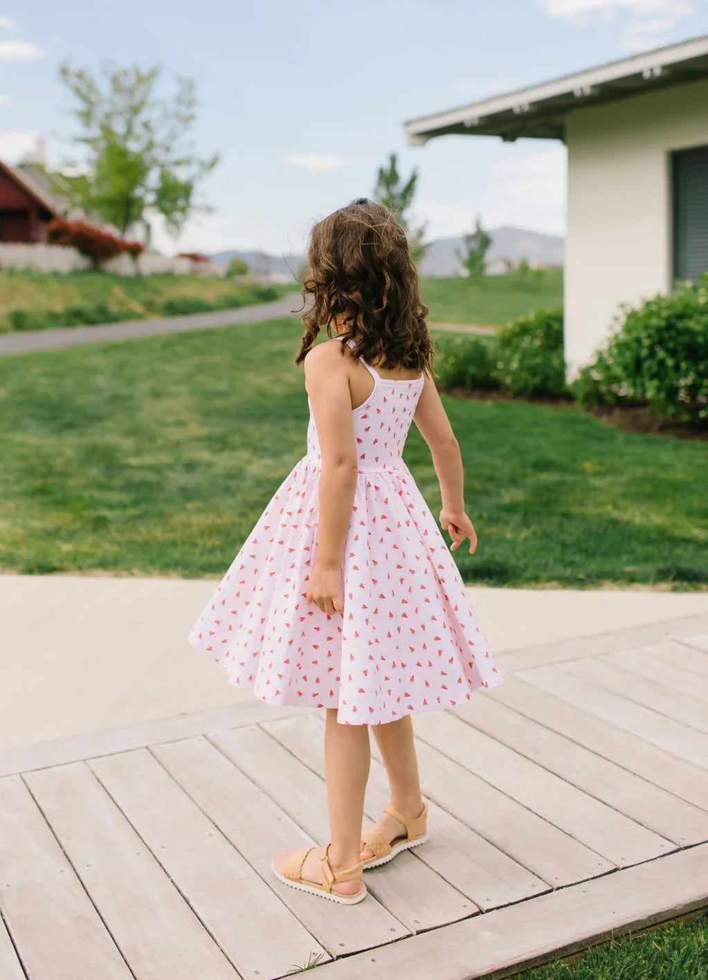 Ollie Jay Camilla Dress Watermelon