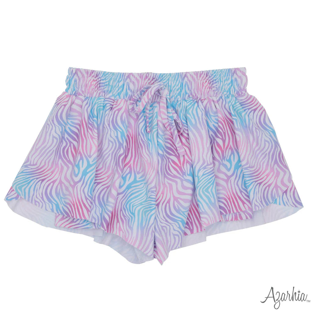 Azarhia Zebra Butterfly Shorts