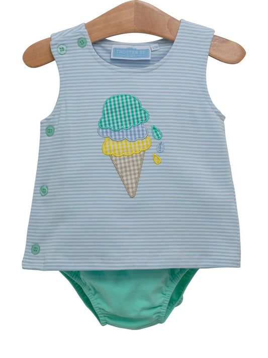 Trotter Street Ice Cream Diaper Set