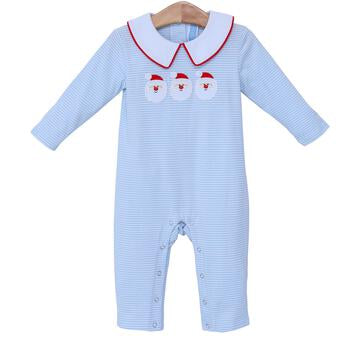 Santa Applique Boys Romper