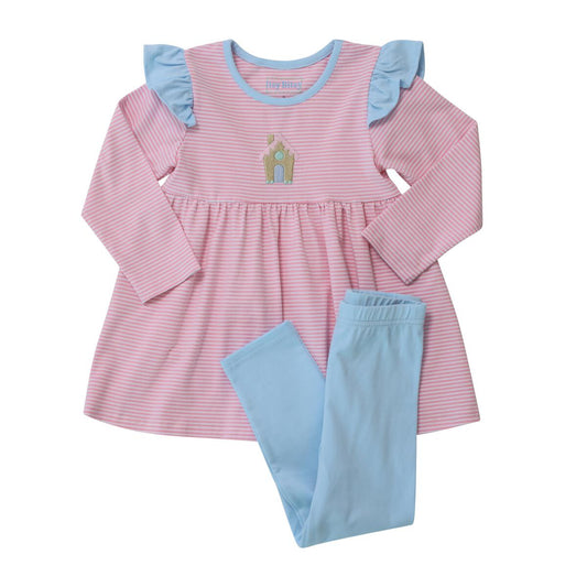 Itsy Bitsy Gingerbread House Pant Set