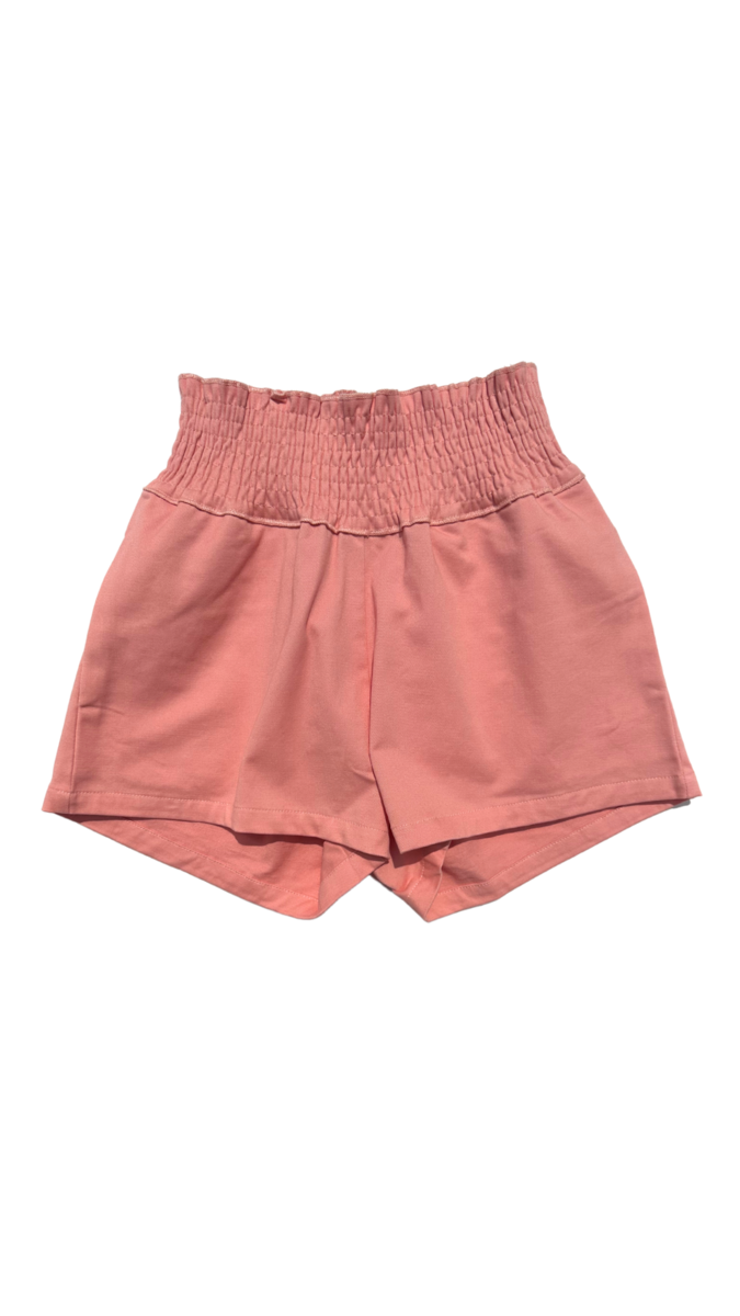 Chloe Twill Shorts - Coral