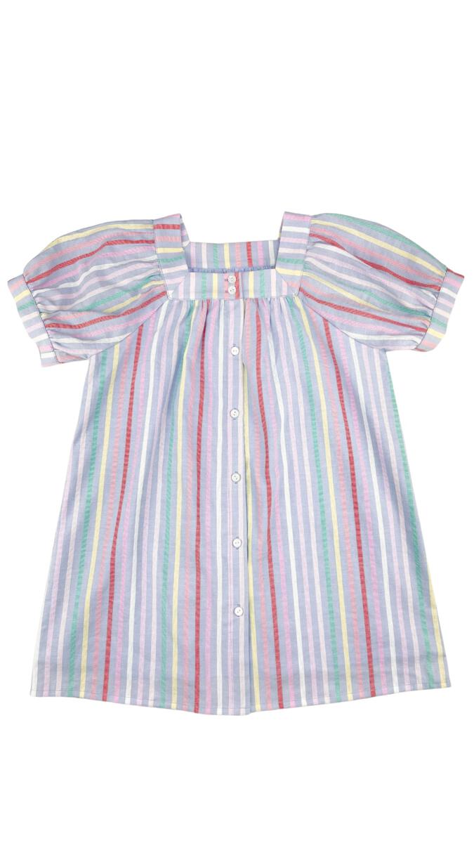 Marie Dress Sorbet Stripe