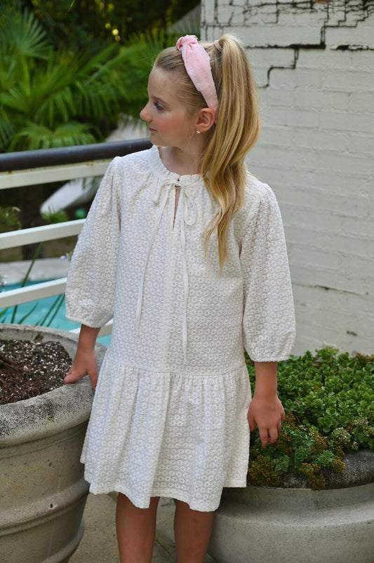 Eve Dress White Eyelet