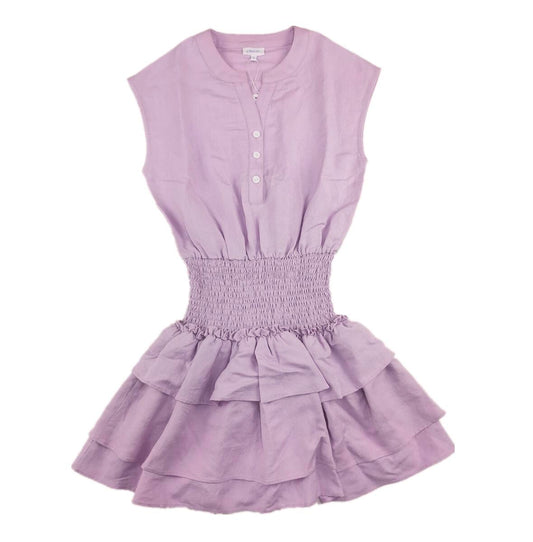 Drew Dress Lilac Linen