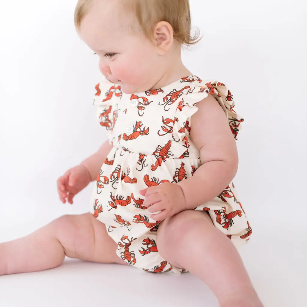 Ollie Jay Betsy Romper in Crawfish