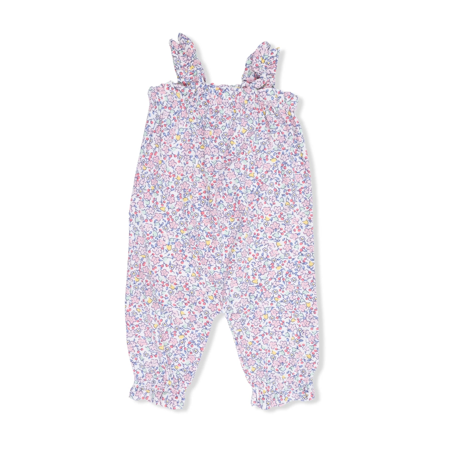 Angel Dear Elizabeth's Garden Ruffled Strap Overall