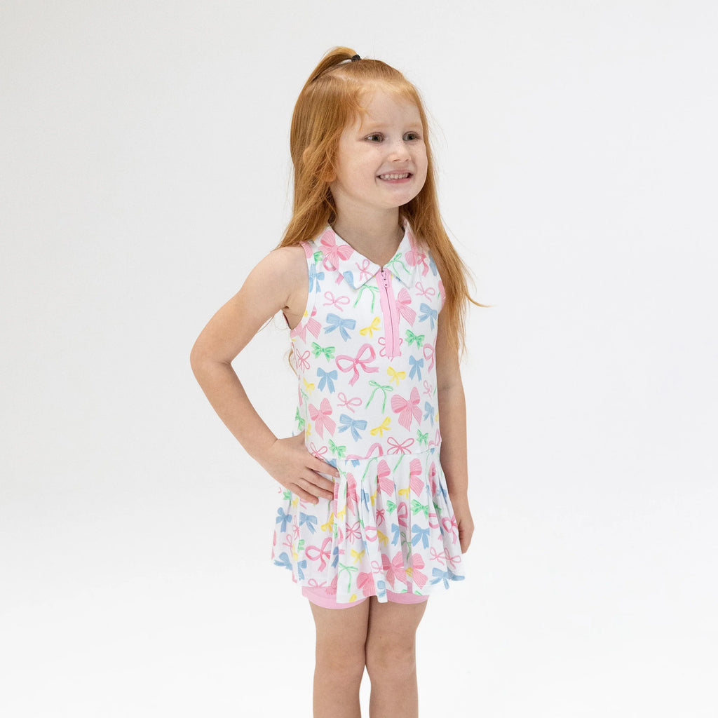 Angel Dear Sweet Bows Tennis Dress