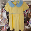 Trotter street basic dress-yellow and blue