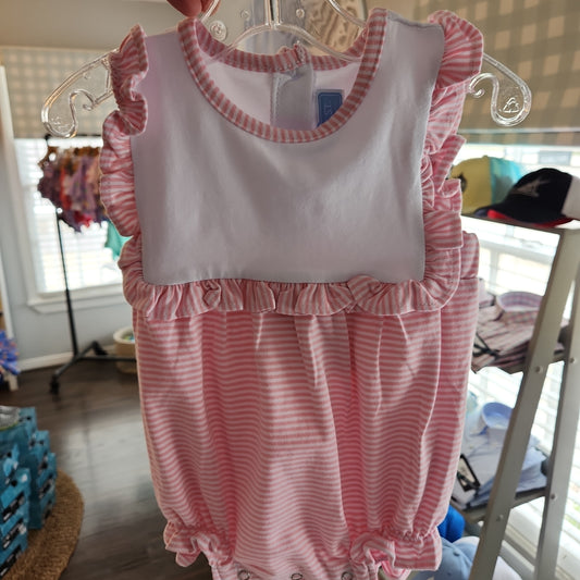 Trottwr street bubble-pink and white stripe