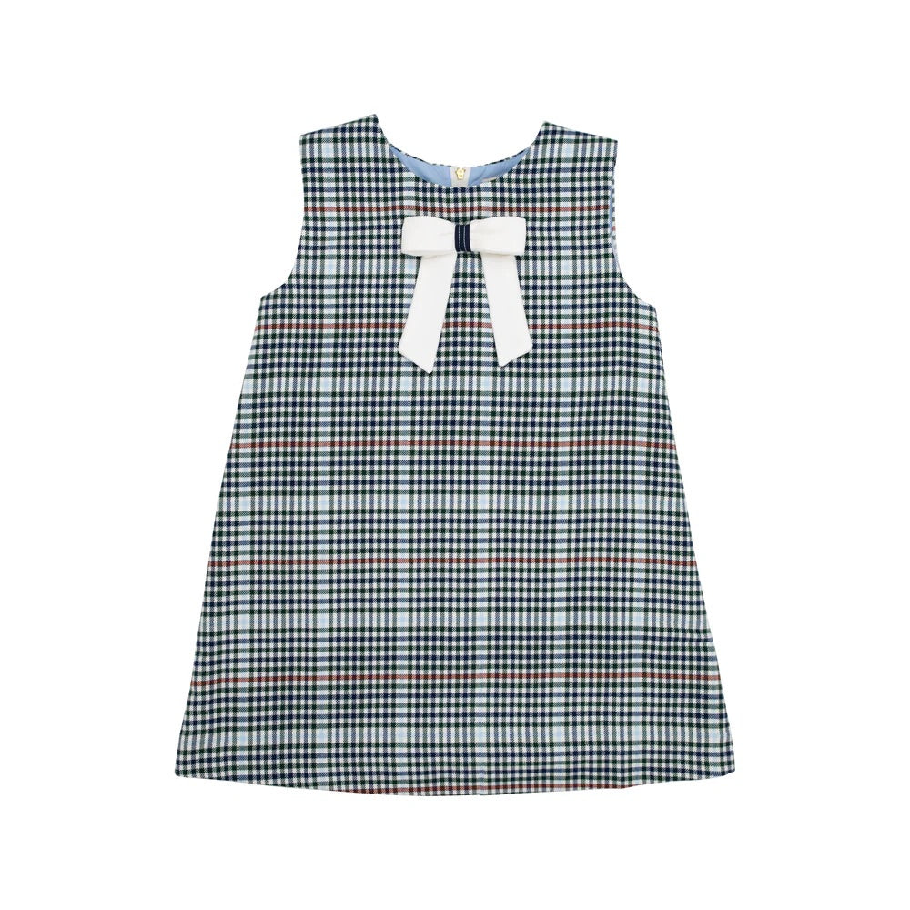 Houndstooth/Palmetto Bow Dress