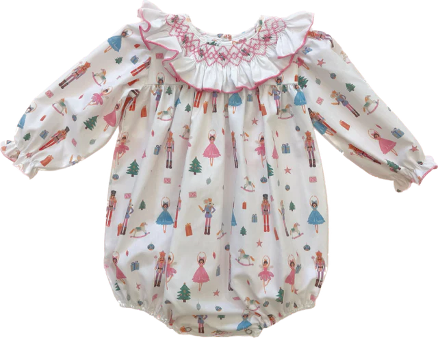 Nutcracker Smocked Bubble
