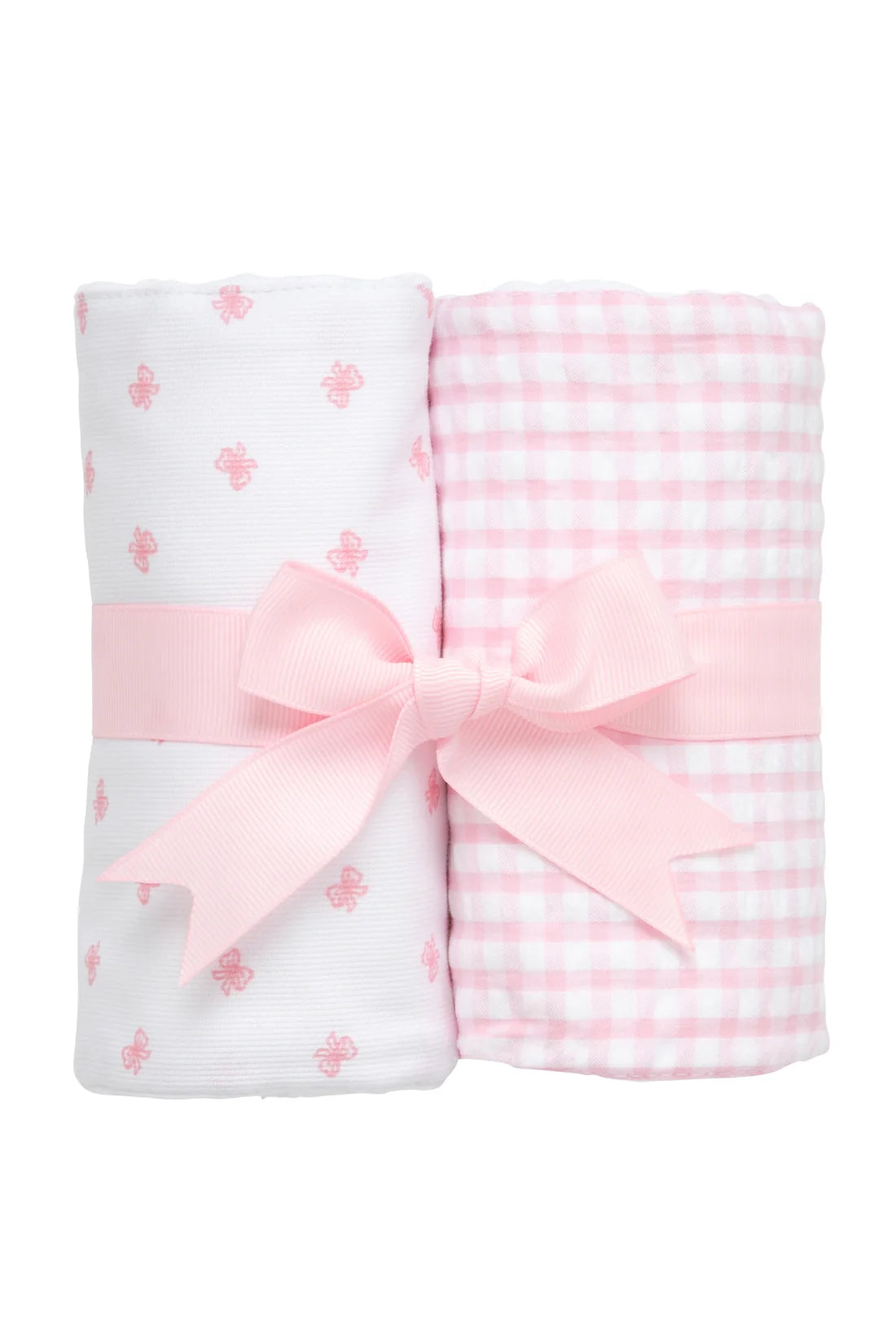 3 Marthas Bow Set of Two Burps, Pink