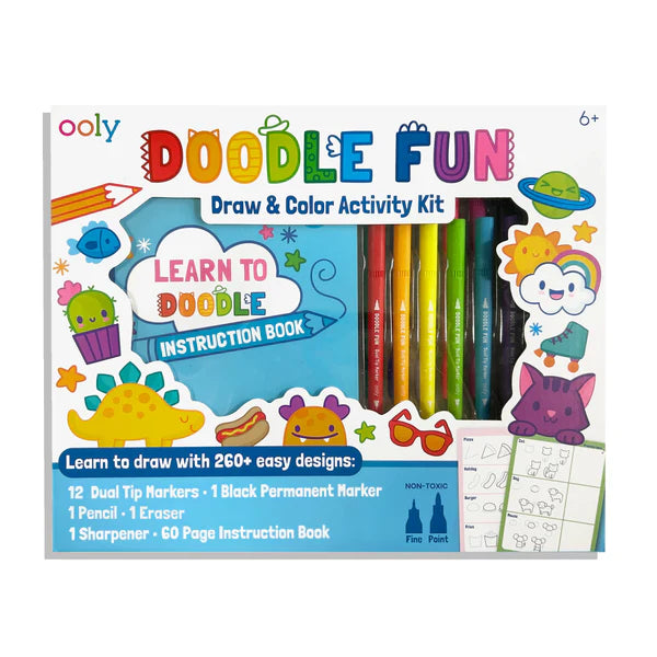 Draw Color Fun Master Doodle Fun: Draw & Color Activity Kit – J Byrd's