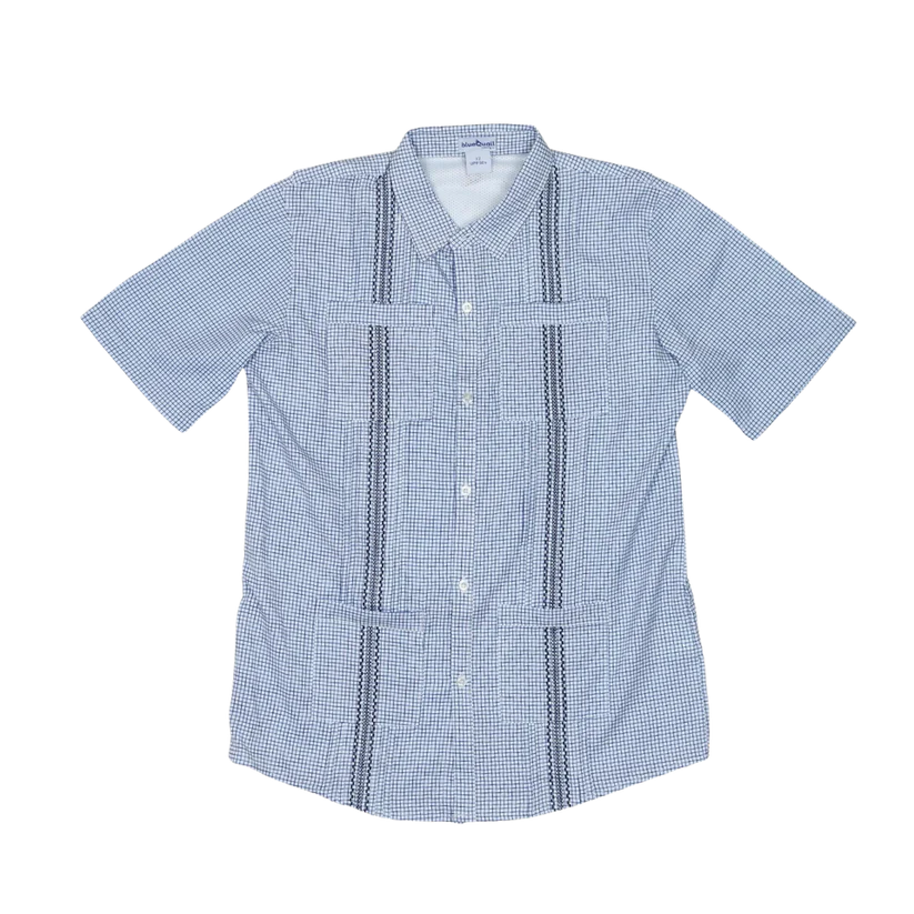 Blue Quail Gameday Guayabera - Navy