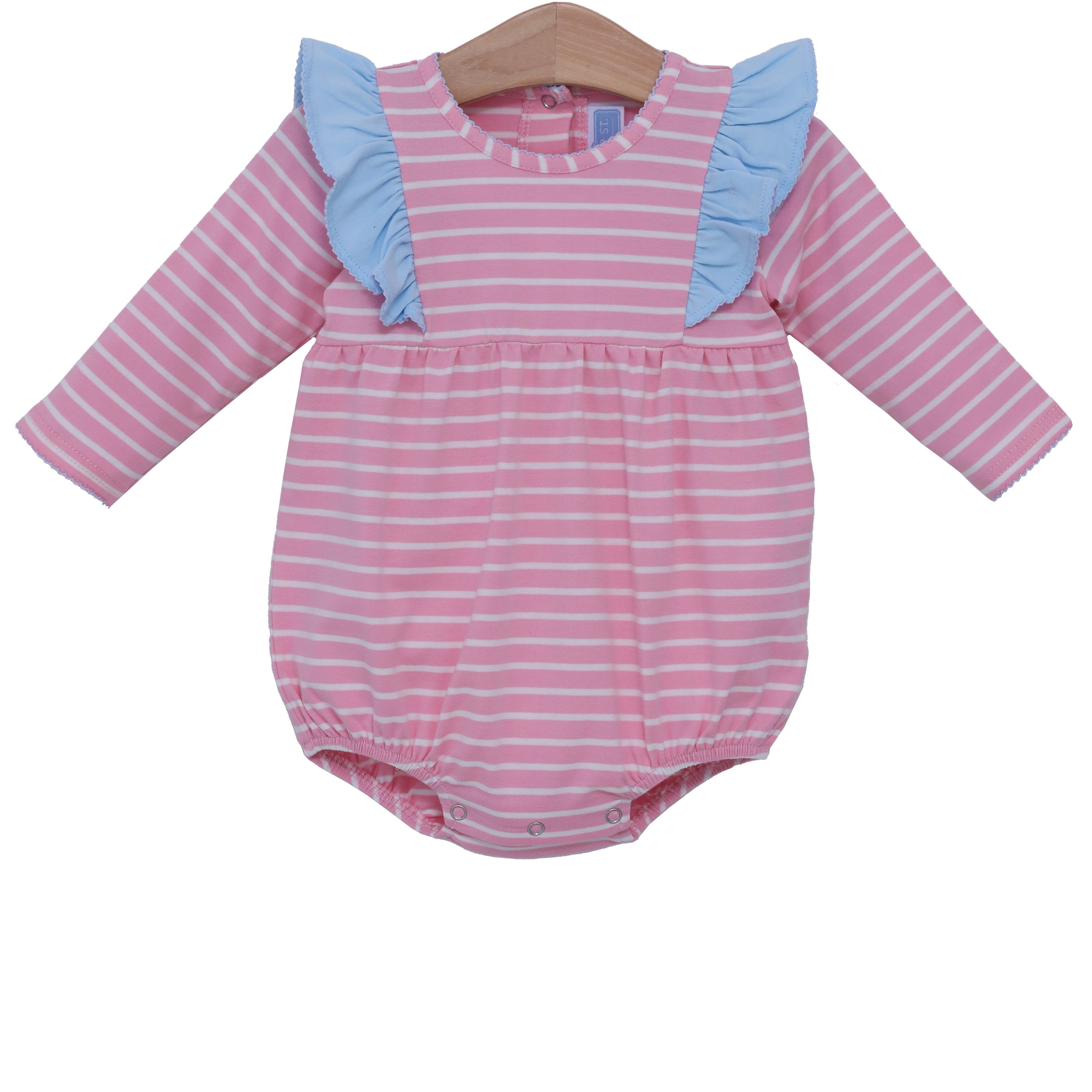 Madison Bubble Pink Stripe/Light Blue