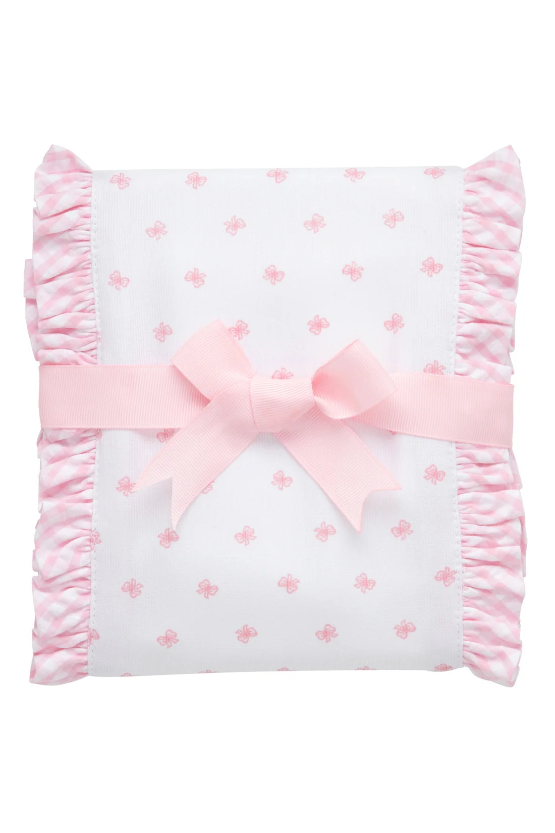 3 Marthas Bow Fancy Fabric Burp