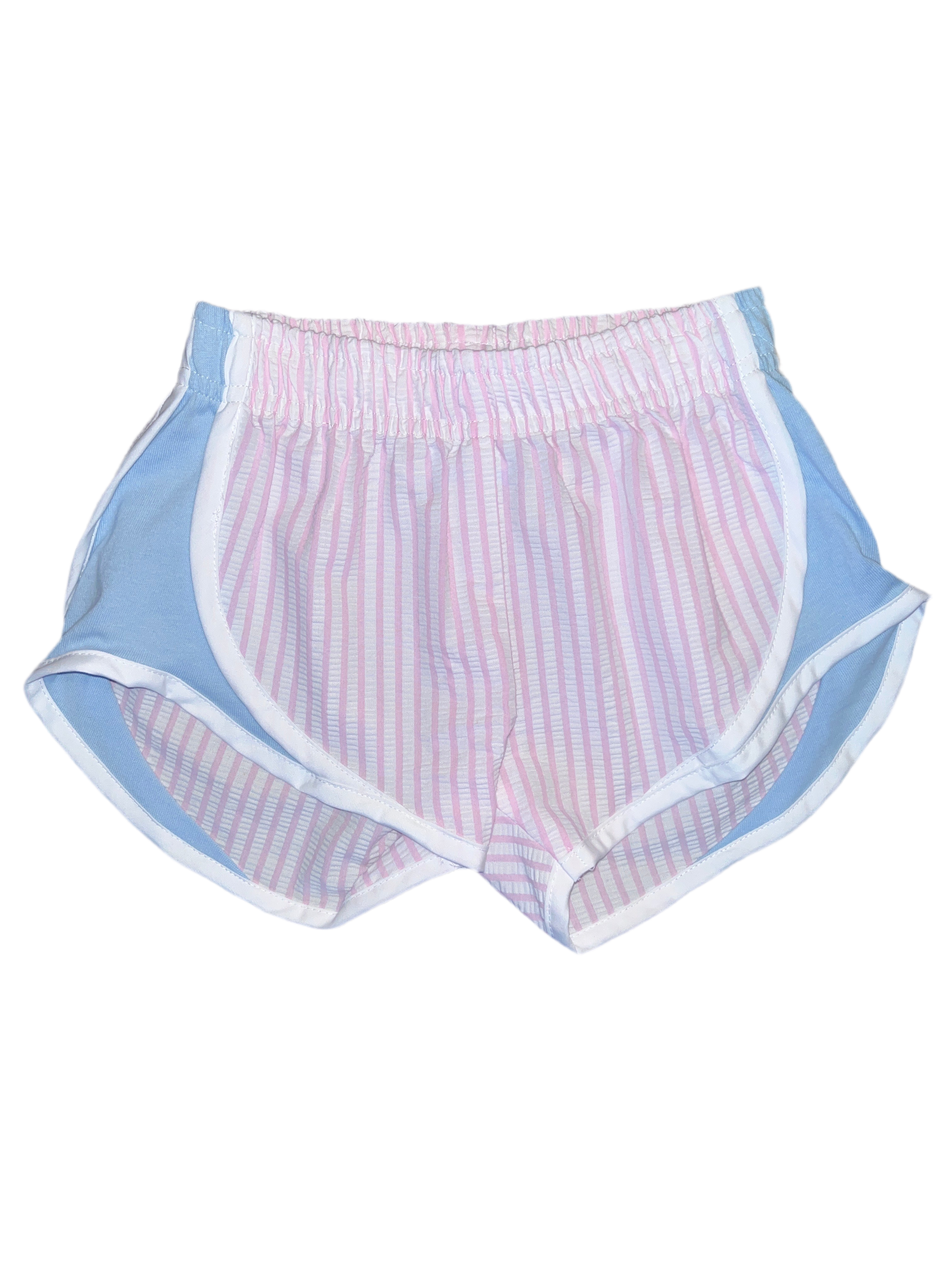 Funtasia Too Shorts Pink Stripe Shorts with Blue Side