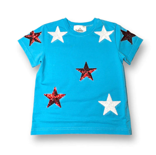 Belle Cher Sequin Stars Shirt