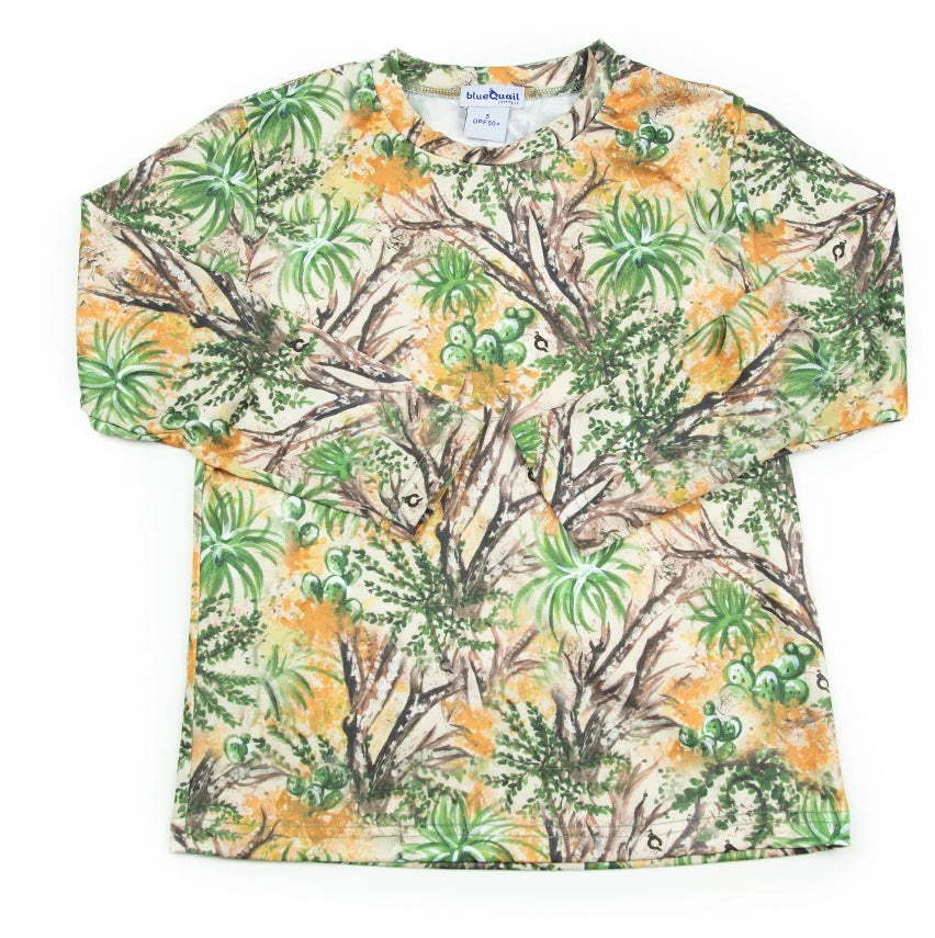 Blue Quail Long Sleeve Performance Tee - Camo