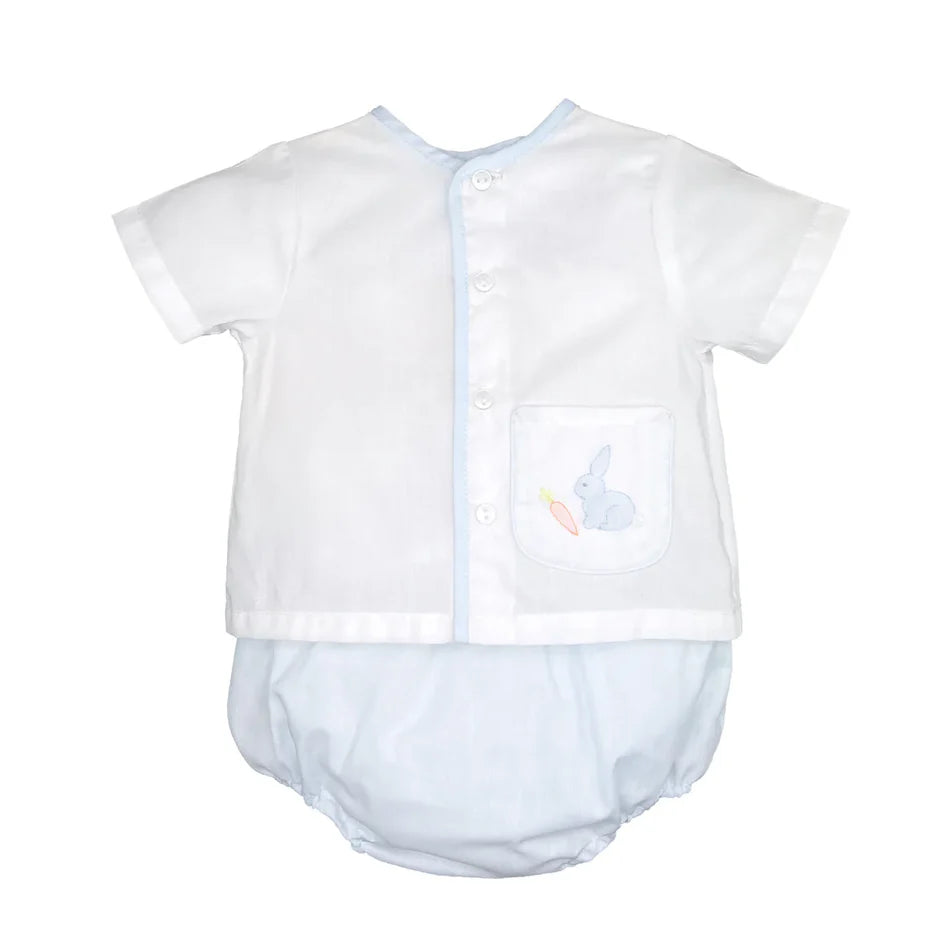 Petit Ami Easter Diaper Set - Blue