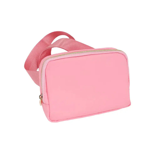 Varsity Collection Pink Fanny Pack