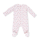 Smocked Peter Pan Snap Footie- Joli Rosette