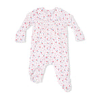 Smocked Peter Pan Snap Footie- Joli Rosette