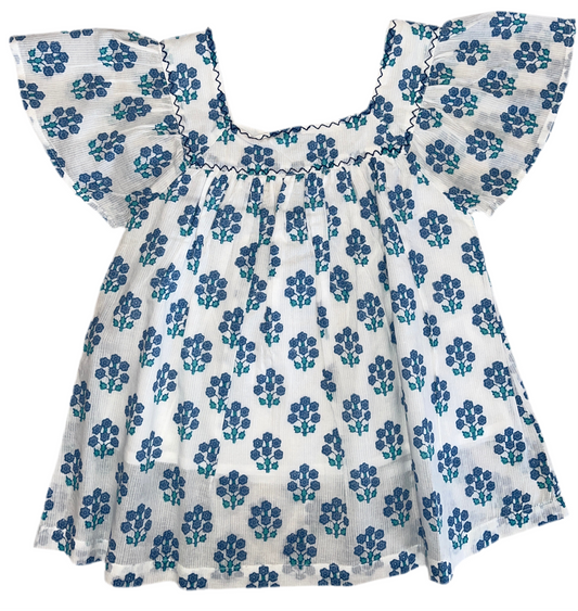 Girl's Rini Top - Bluebell