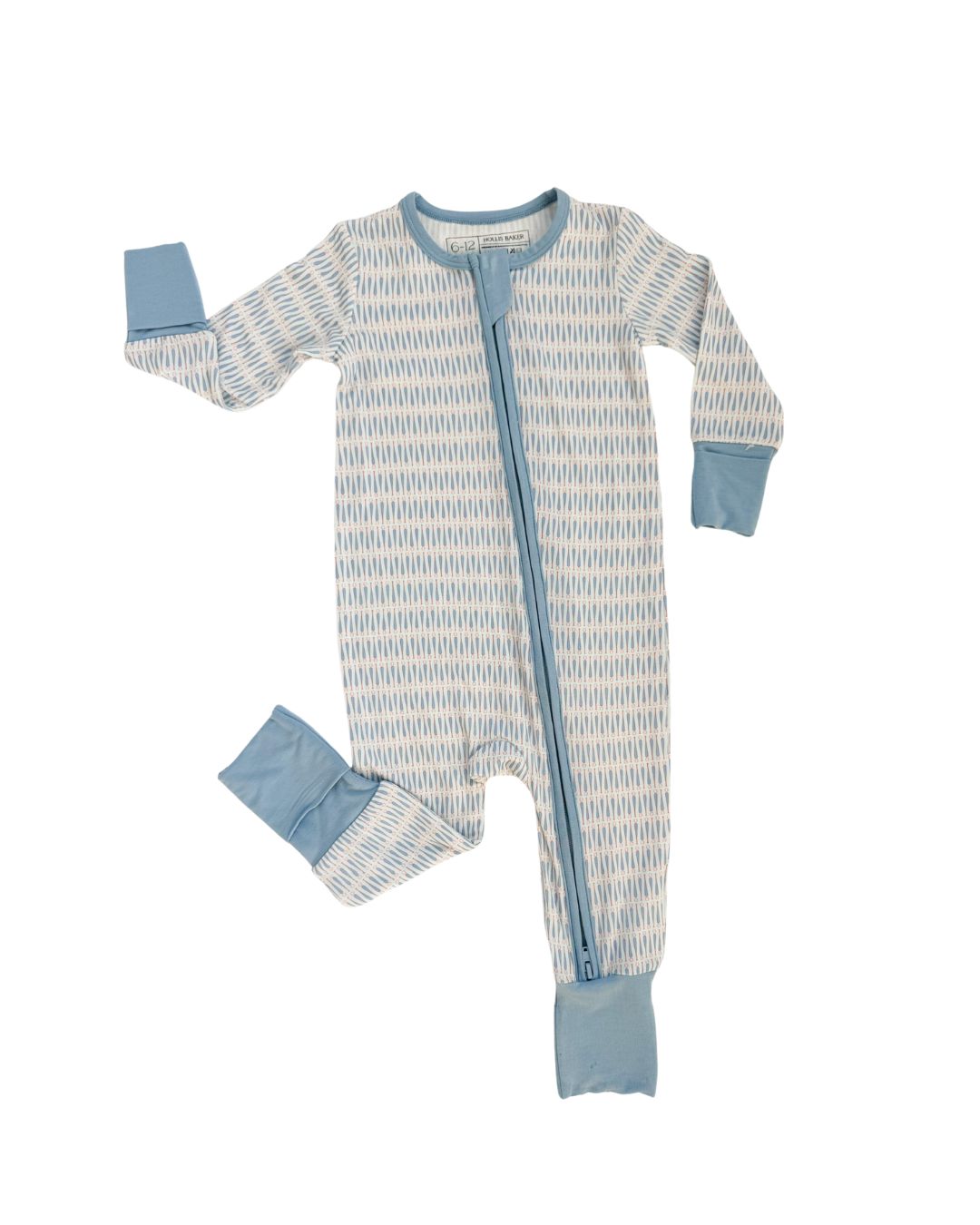 Hollis Baker Zipper Pjs Baseball