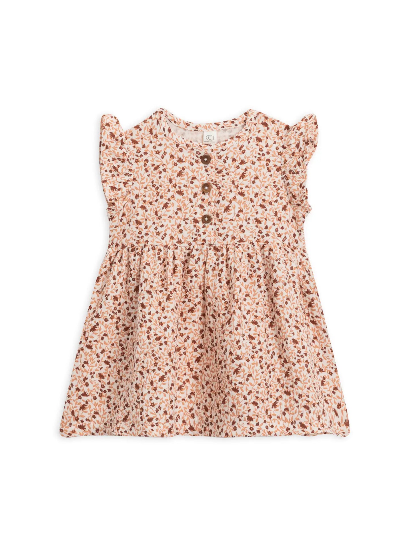 Organic Baby and Kids Gia Muslin Dress - Eden Floral