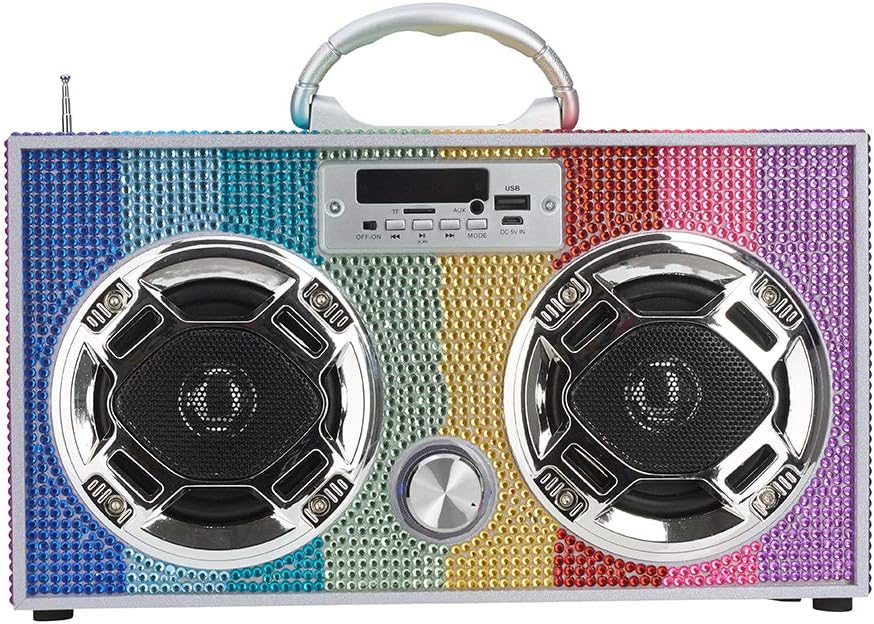 Bling Retro Bluetooth Boombox