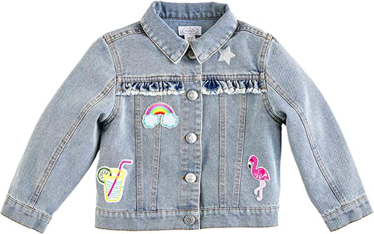 Mudpie Patchwork Denim Jacket