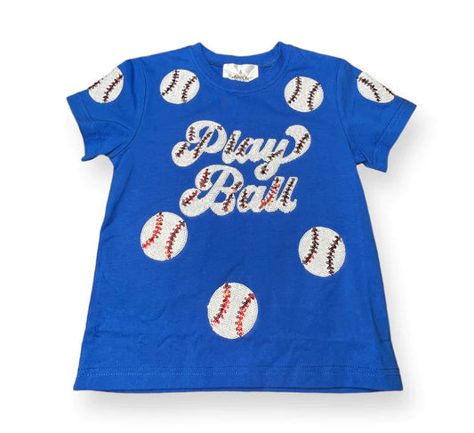 Belle Cher Royal Blue Play Ball Shirt