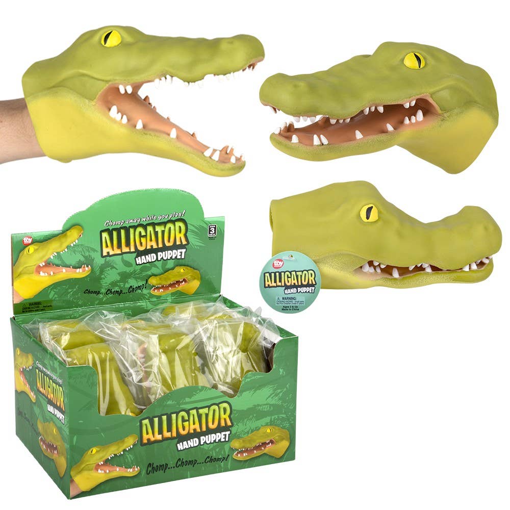 Stretchy Alligator Hand Puppet