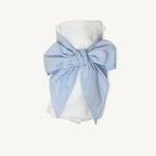 Beaufort Bonnet Bow Swaddle Seersucker Blue
