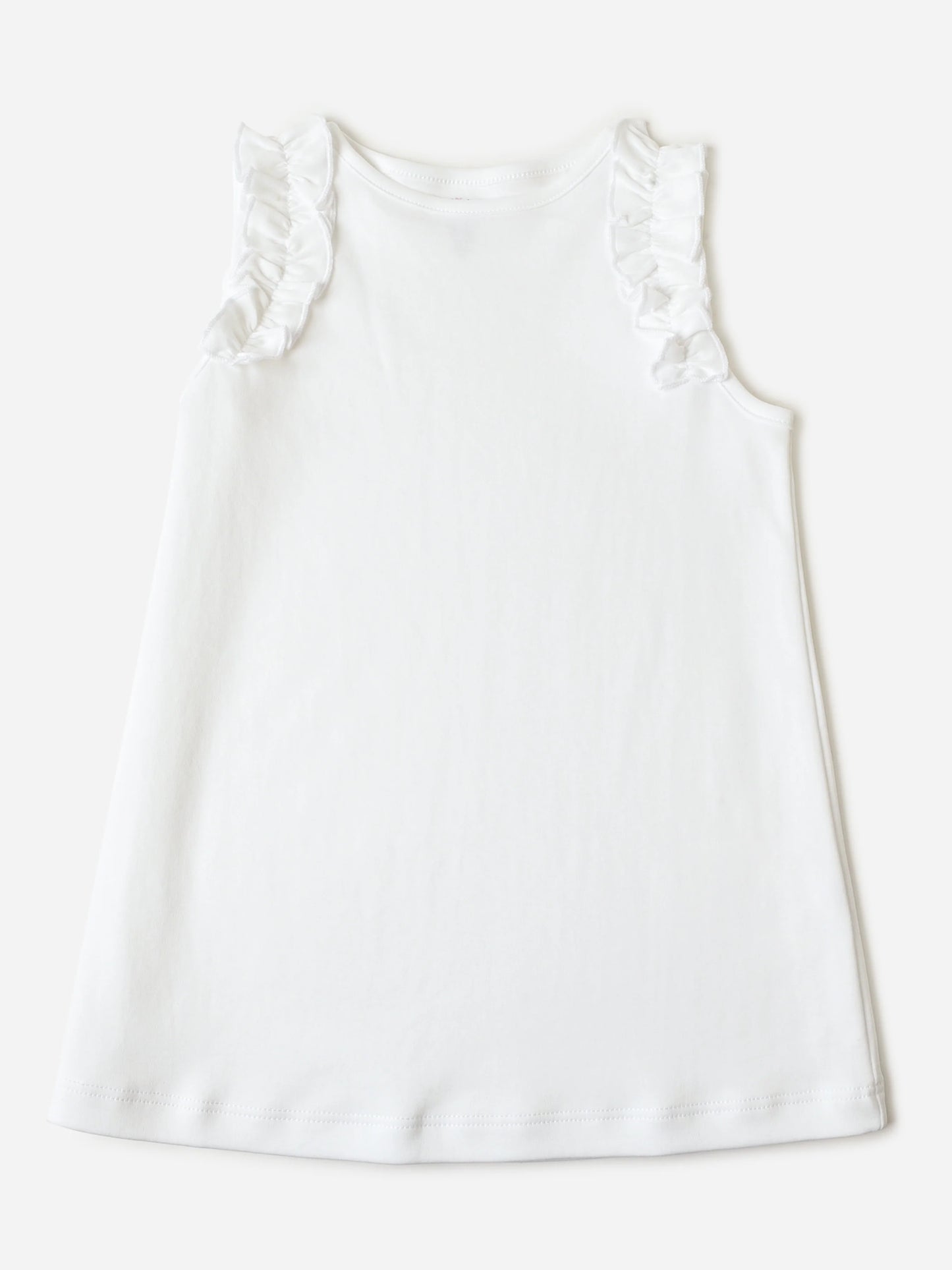 Ruffled Sleeveless Top