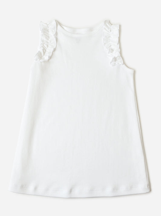 Ruffled Sleeveless Top