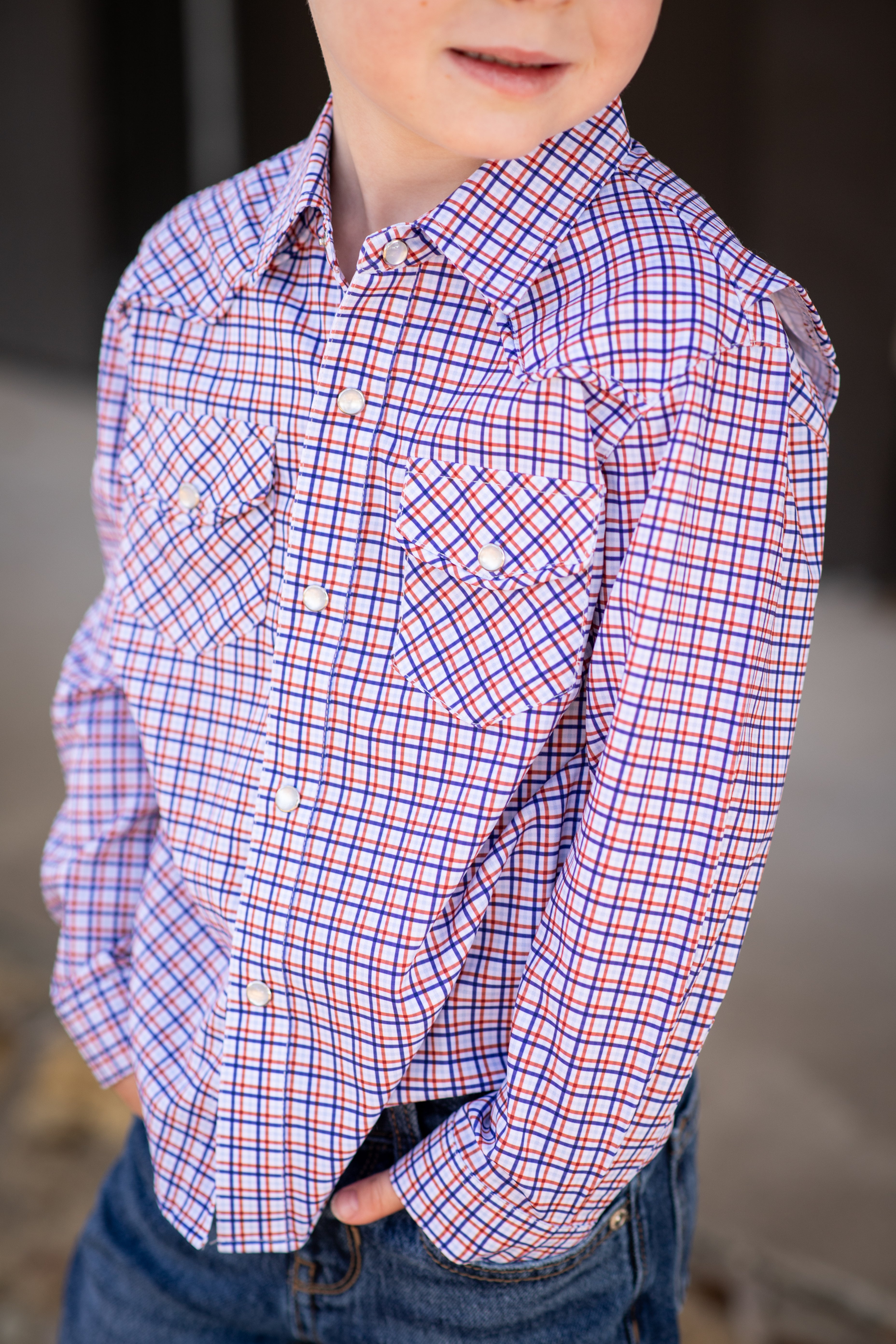 Blue Quail Trinity Plaid LS