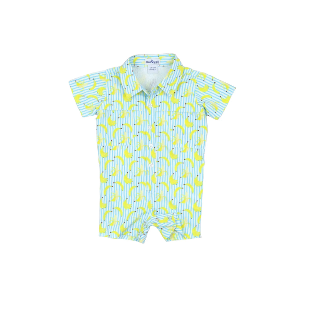 Blue Quail Banana Romper