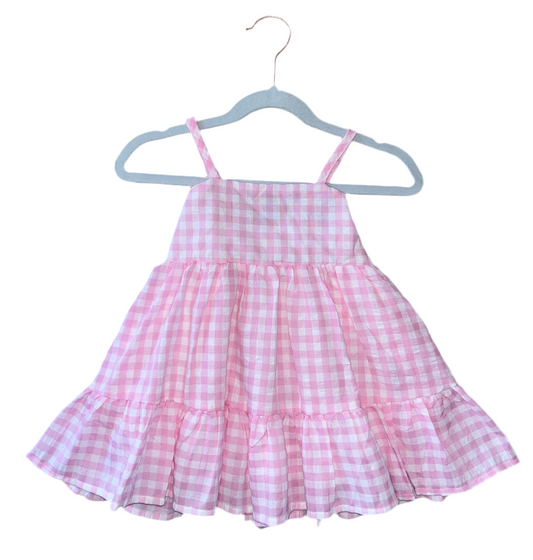 LuLuBebe Mollie Pink Spaghetti Strap Dress