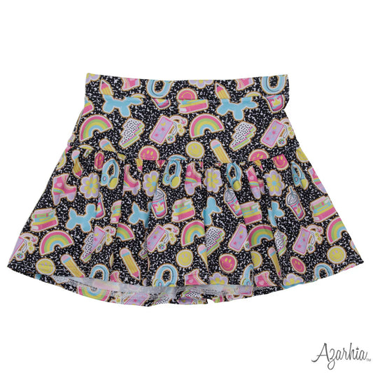 Azarhia Collage Gathered Skort