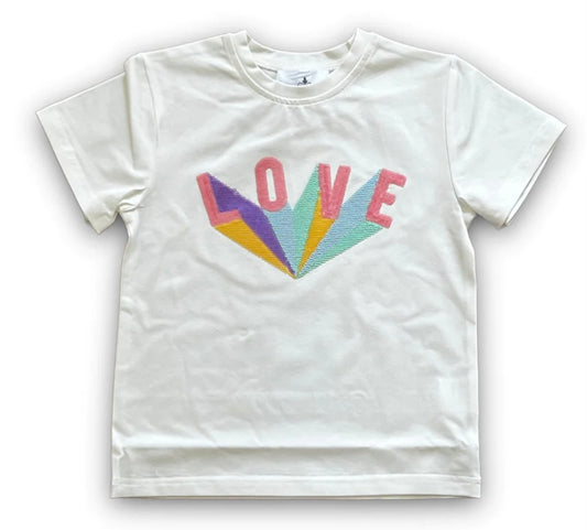 Belle Cher Sequin Love Shirt