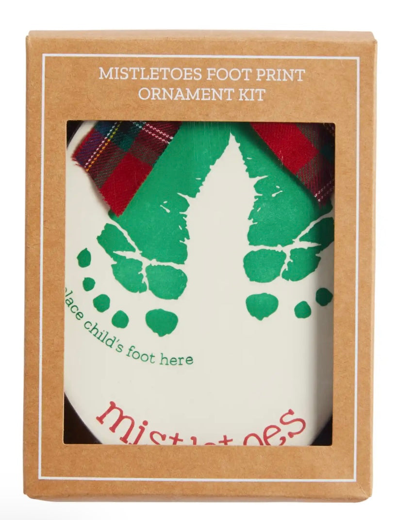 Footprint Ornament Set